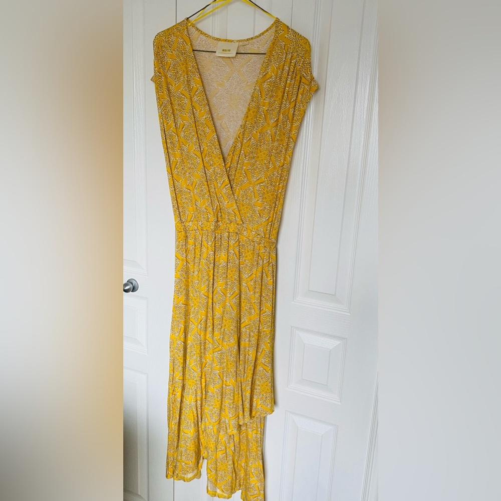 Anthropologie kimono wrap dress